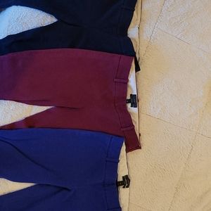 3 pairs of jcrew minnie dress pants